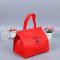 Qingdao Factory Gots Oekotex 100 Promotional PP Coated Custom Printed Recycled Eco TNT Grocery Handle Ultrasonic Cooler Bag